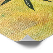  Japanse vogel Poster (Hoek)