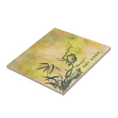  Japanse vogel Tegeltje (Zijkant)