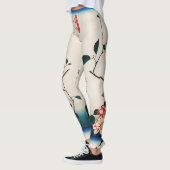 JAPANSE VOGELPRINT Leggingen Leggings (Links)