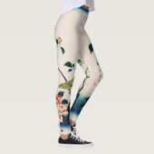 JAPANSE VOGELPRINT Leggingen Leggings (Rechts)