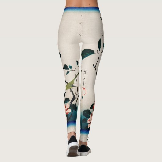 JAPANSE VOGELPRINT LEGGINGS (Achterkant)