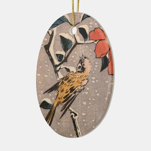  Japanse vogelsierplant Keramisch Ornament (Links)