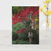 Japanse vogelvoeder kaart (Gele Bloem)