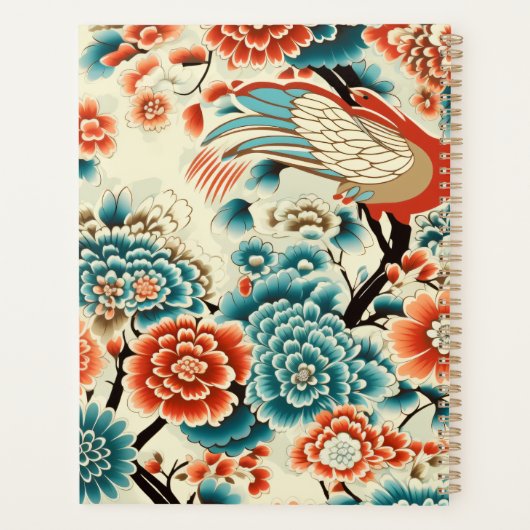 Japanse volkskunst nieuwjaar planner (Achterkant)