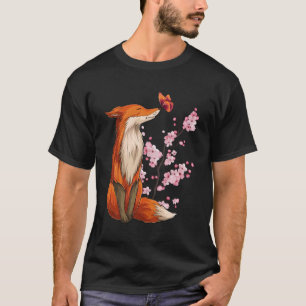 Japanse vos kersenbloesem bloem sakura bomen ka t-shirt