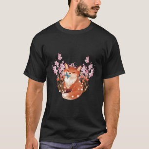 Japanse Vos Kersenbloesem Bloem Sakura T-shirt