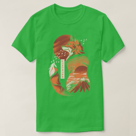 Japanse vos t-shirt (Design voorkant)