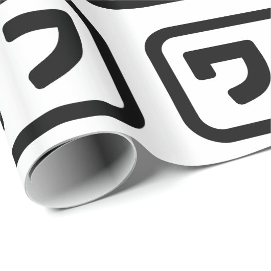 Japanse vrouw ワイフ Waifu | Nihongo-taal Cadeaupapier (Rol Hoek)