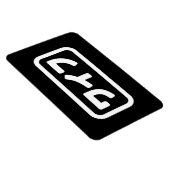 Japanse vrouw ワイフ Waifu | Nihongo-taal Magneet (Rechterzijde)