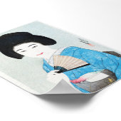 Japanse vrouw (1929) van Yamanaka Kodo Poster (Hoek)