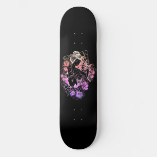 Japanse vrouw danst op bloemen Skateboard Deck