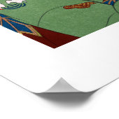 Japanse vrouw die rouge toepast - Goyō Hashiguchi Poster (Hoek)