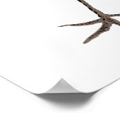 Japanse vrouw en kraan (18e eeuw) poster (Hoek)