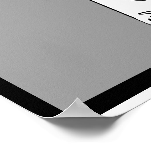 Japanse Vrouw Geisha  Poster (Hoek)