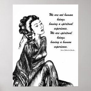 Japanse vrouw geisha tekenpen en inkt poster