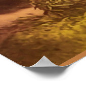  Japanse vrouw in de wind Poster (Hoek)