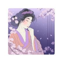 Japanse vrouw in gedachten