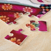 Japanse vrouw in Kimono Legpuzzel (Zijkant)