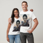 Japanse vrouw in Kimono T-shirt (Unisex)