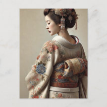 Japanse vrouw in traditionele kimono