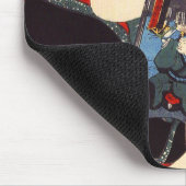 Japanse vrouw leest 2 muismat (Hoek)