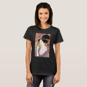 JAPANSE VROUW MET COMB T-SHIRT (Voorkant volledig)