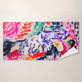 Japanse vrouw naast het water, Matisse Badhanddoek (Badhanddoek)