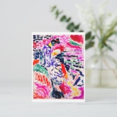 Japanse vrouw naast het water, Matisse Briefkaart (Staand voorkant)