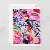 Japanse vrouw naast het water, Matisse Briefkaart (Voorkant / Achterkant)