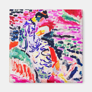 Japanse vrouw naast het water, Matisse Magneet
