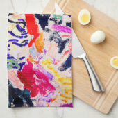 Japanse vrouw naast het water, Matisse Theedoek (Quarter Fold)