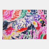 Japanse vrouw naast het water, Matisse Theedoek (Horizontaal)