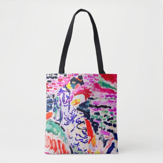 Japanse vrouw naast het water, Matisse Tote Bag (Voorkant)