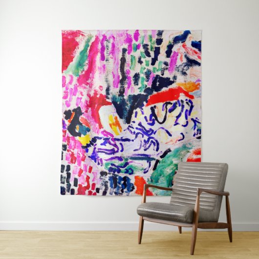 Japanse vrouw naast het water, Matisse Wandkleed (In situ)