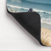 Japanse vrouw op het strand muismat (Hoek)