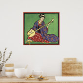 Japanse vrouw poster (Keuken)