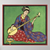 Japanse vrouw poster (Voorkant)