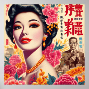 Japanse vrouw Poster
