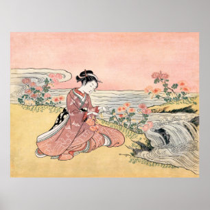 Japanse vrouw poster