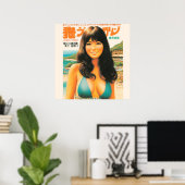  Japanse vrouw Poster (Thuiskantoor)