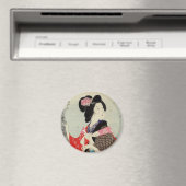 Japanse Vrouw Suzuki Kason Sakura Japan Kunst Magneet (Insitu (Vaatwasser))