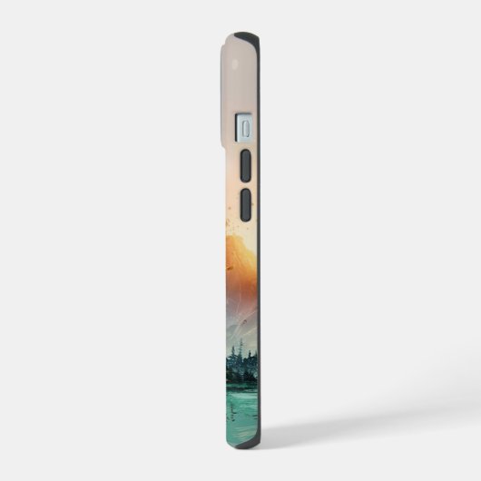 Japanse vrouw telefoon geval iPhone 15 case (Linkerkant)