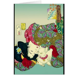 Japanse vrouwen en katten