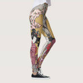 japanse vrouwen en kersenbloesems leggings (Rechts)