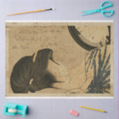 Japanse vrouwen en spiegel-ukiyo-stijl Art nr. 9 Tissuepapier (Craft)