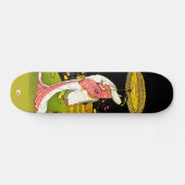 Japanse vrouwen in Kimono Achtergrond Dd Brand Persoonlijk Skateboard (Horizontaal)