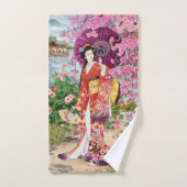 Japanse vrouwen in Kimono   Bad Handdoek (Handdoek)