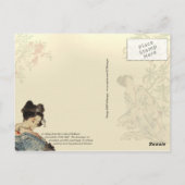 Japanse vrouwen in traditionele kleding briefkaart (Achterkant)