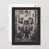 Japanse vrouwen van rusteling briefkaart (Voorkant / Achterkant)