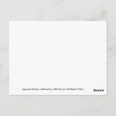 Japanse vrouwen van rusteling briefkaart (Achterkant)